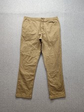 Goodfellow  Co Men Pant M Brown Slash Pocket Elastic Waist Drawstring Outdoor