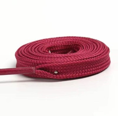 Plum Purple Flat Replacement Shoe Laces Strings Work Boot Sneakers Hiking #5001