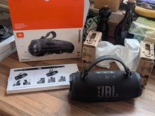 JBL Charge 6 Portable Waterproof Bluetooth Speaker Black Genuine excellent cond 