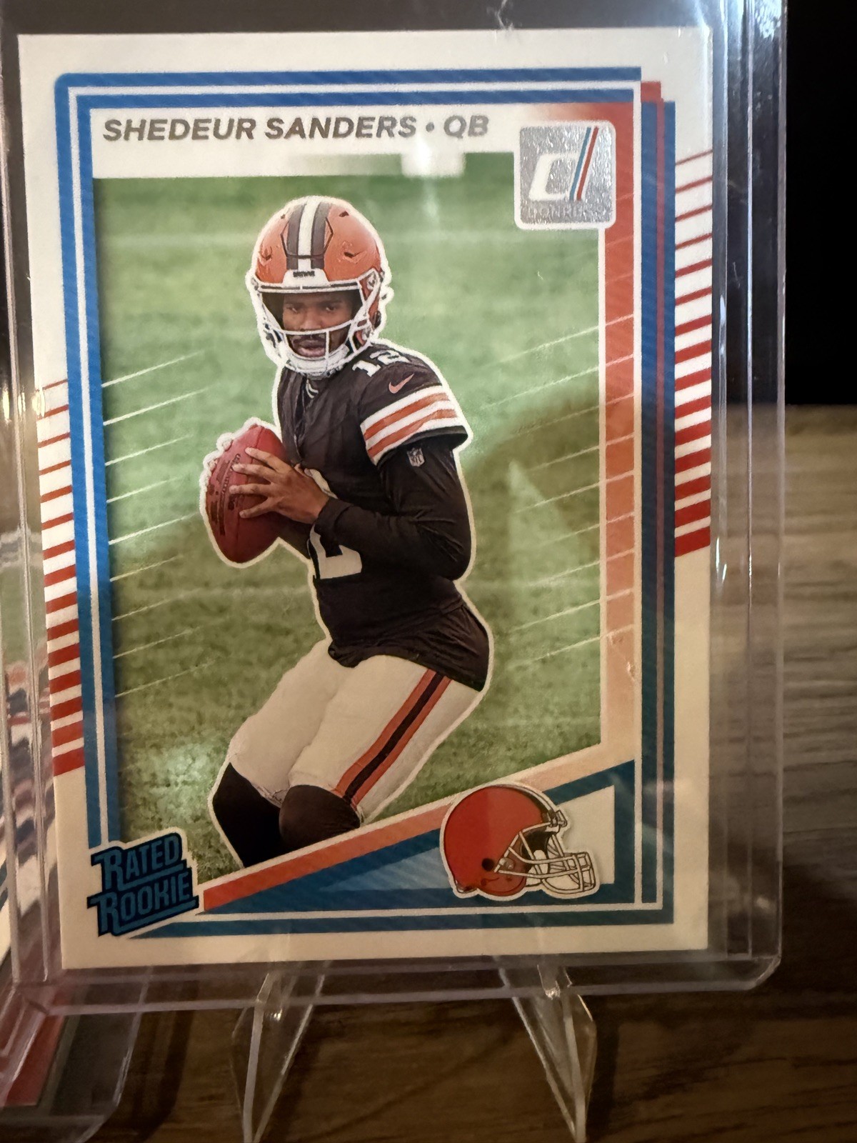 2025 Panini Donruss Shedeur Sanders Rated Rookie Card RC #306 Browns