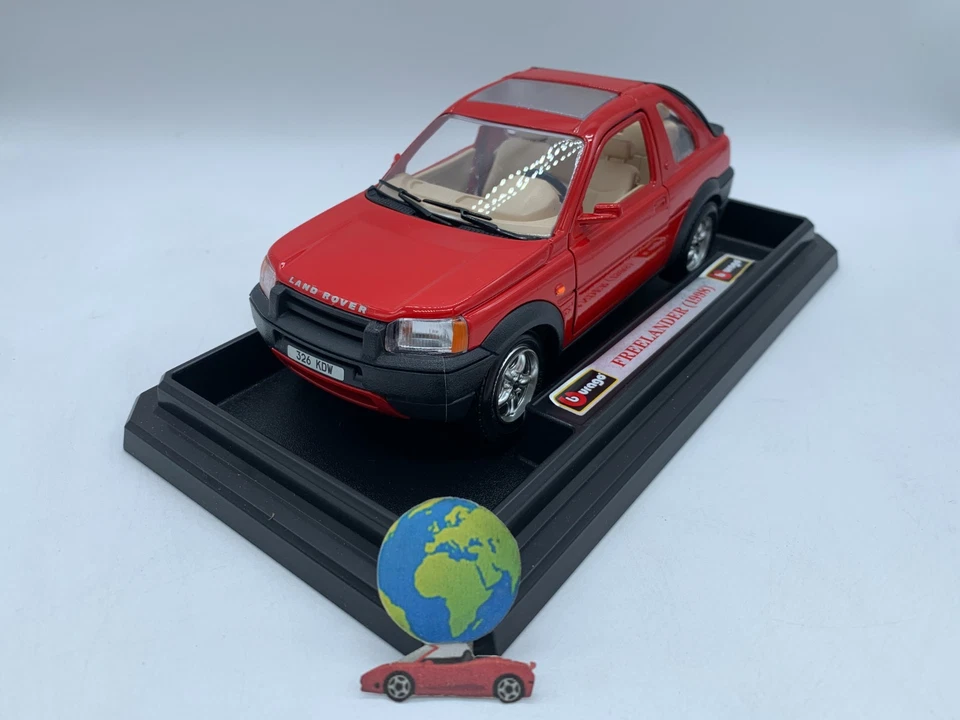Bburago Land Rover Freelander 1998 "aperto" , scala 1:24 - 1:25, vintage (3320) - Immagine 3 di 4