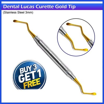 Periodontal Dental Lucas Surgical Bone Curettes 3mm Serrated Spoon ...