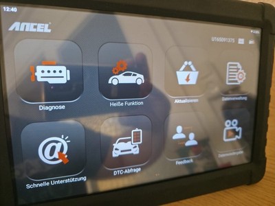 2026 Ancel X6 OBD2 Diagnosegerät Alle System IMMO EPB TPMS Öl Reset Aktiver Test