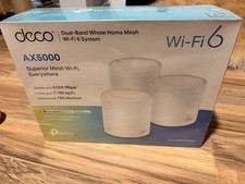TP-Link Deco X5000 WiFi 6 AX5000 Dual-Band Whole Home Mesh Wi-Fi System 3 Pack
