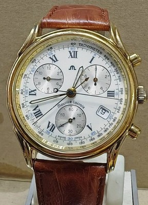 アンティーククォーツ　26-81 Maurice Lacroix Les Classiques Chronograph Quartz 04663 | eBay