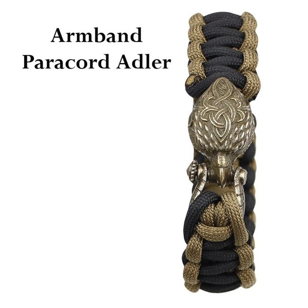 Neu Survival Paracord Armband Adler FüR Camping Outdoor Survival Bushcrafting-image