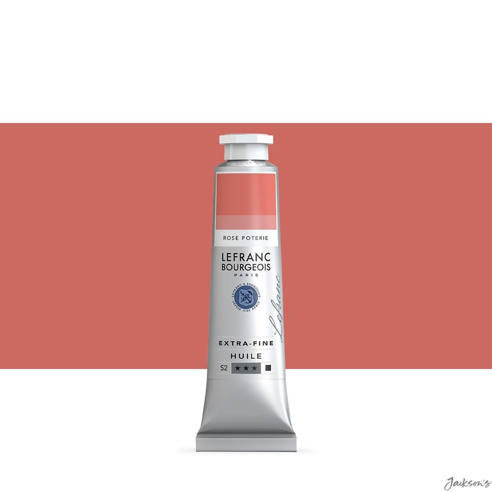 Lefranc Bourgeois Extra Fine Oil Paint Linseed Safflower 40ml Pottery Pink