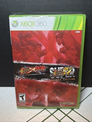 Xbox 360 Street Fighter X Tekken Super Street Fighter IV 4 Arcade New Sealed