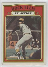 1972 Topps In Action Dock Ellis #180 13in