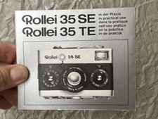 Rollei 35 SE TE Manual - Text.German Etc. - Classic Camera Store