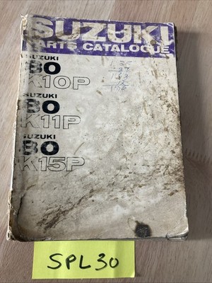 Suzuki 80 K10P K11P K15P Motorcycle Spare Parts Catalog List
