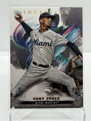 2023 Topps Inception Eury Perez #117 RC - Miami Marlins