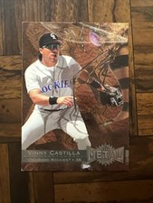 1996 VINNY CASTILLA - Fleer Metal Universe - #155 - Rockies BW1