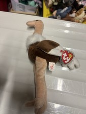 RARE ty beanie baby Stretch The Ostrich 1997 with tag ERRORS