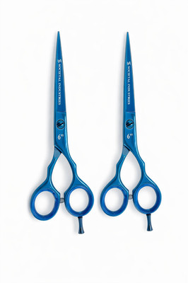2 Pack Professional 6'' Barber Scissors   Blue Hair Cutting Shears