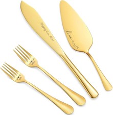Cake Cutting Set for Wedding, Cake Knife and Server Set