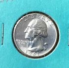 1961-P Washington Quarter — photo from another recent sale