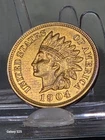 1904 Indian Head Cent Penny AU+/UNC