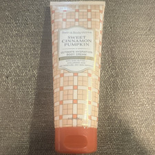 Bath  Body Works Sweet Cinnamon Pumpkin Hydrating Body Cream, Shea  HA, 8 oz