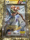 Amazing Spider Man #700 (Cambell Variant Cover) Custom Label  SS Stan Lee + 5
