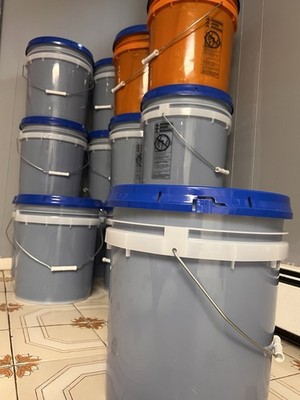 5 gallons of high quality detergents.