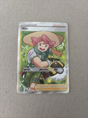 Pokemon Milo Ultra Rare SWSH10: Astral Radiance Trainer Gallery TG27/TG30 NM