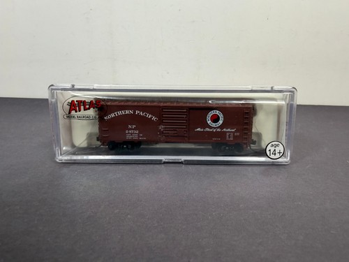 Atlas Spur N Zug 534622 PS-1 Box Car Northern Pacific NP 24732 | Zustand: New