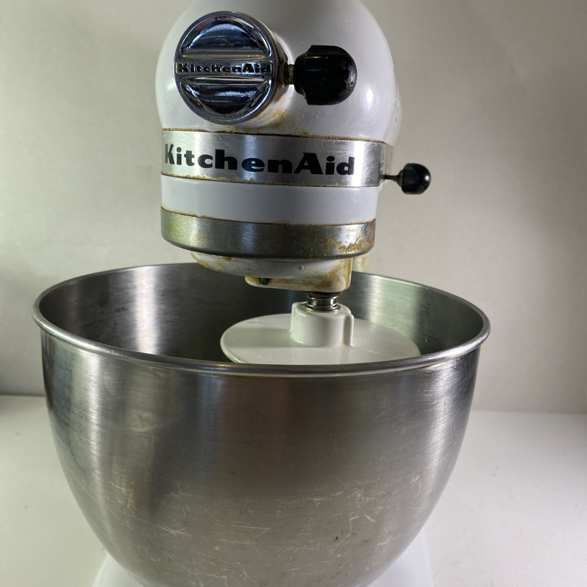 Vintage KitchenAid Hobart Stand 10 Speed Mixer K45SS W/Bowl Tested