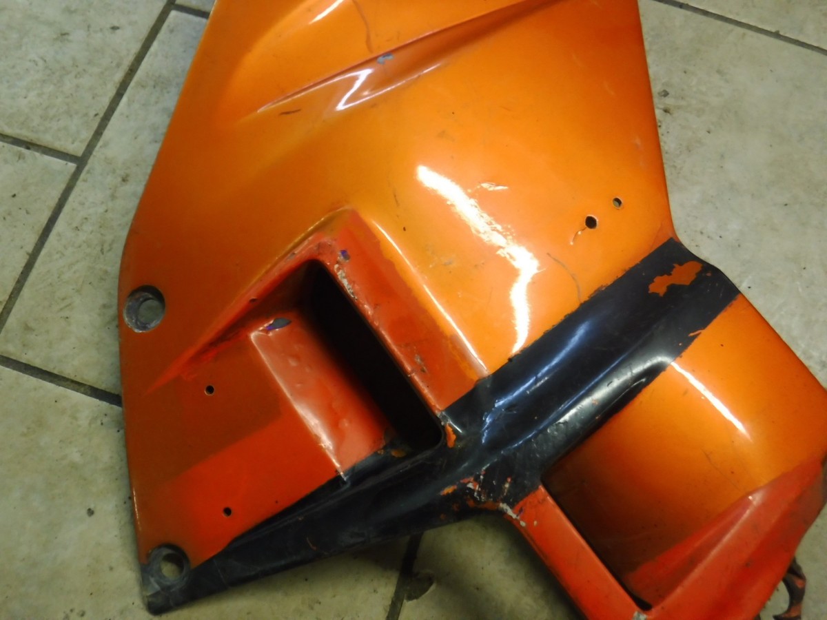 1987-90 KAWASAKI Ninja ZX750F Right Upper Mid Cowl Fairing 55028