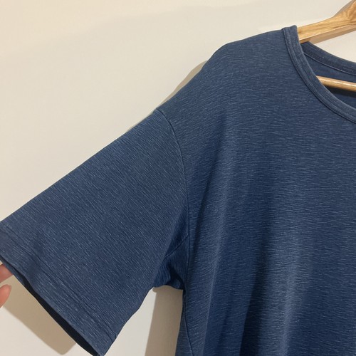 COS Size M Women’s T-shirt Blue Cotton Short Sleeve 100% Cotton Casual - Foto 4 di 9