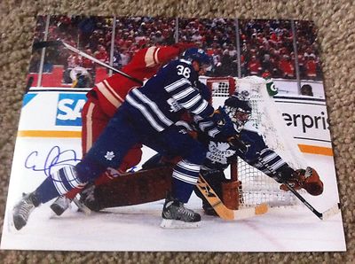 Carl Gunnarsson Autographed 8x10 Photo Louis Blues Toronto Maple Leafs  PROOF