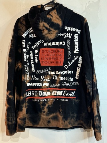 TOP MAN last Days On Earth Tour 94 Hoodie Tie Dyed Size M - Picture 8 of 9