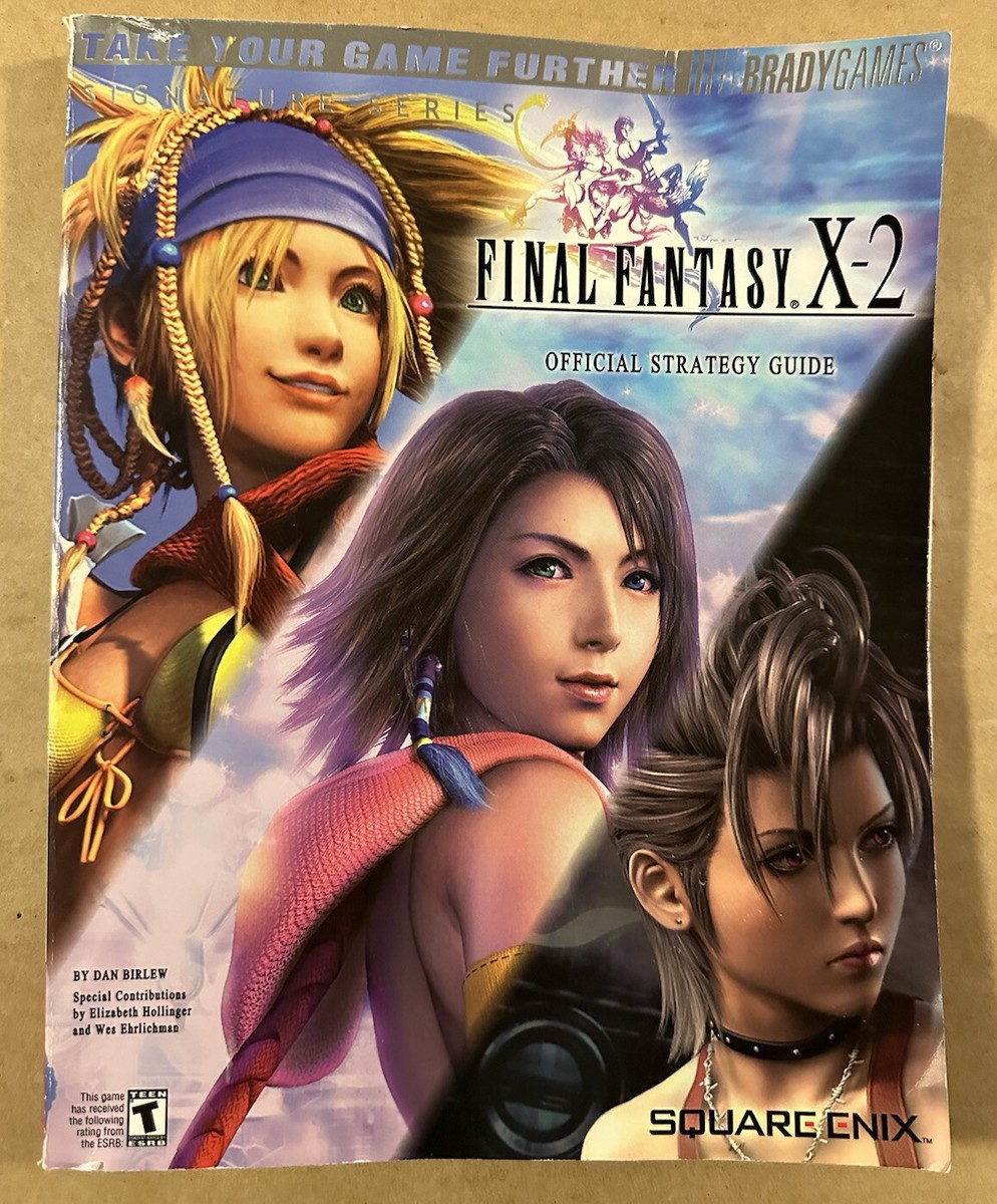 Final Fantasy X-2 Brady Games Official Strategy Guide PS2