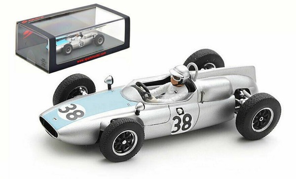 Cooper T53 #38 German GP 1961 Bernard Collomb Spark S8061 1/43 Resin F1-image