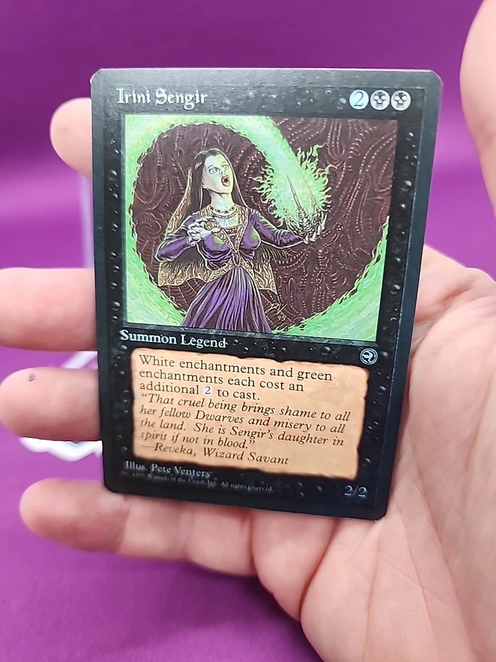 Irini Sengir Homelands Blue Ink Bleed Spill Error Oddities RARE  MTG *CCGHouse* - Image 3 of 4