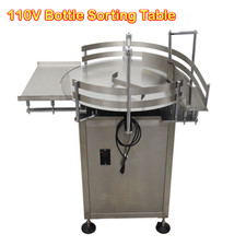 23.6" Auto Rotary Bottle Sorter Table Bottle Accumulation Table Sorter Packing