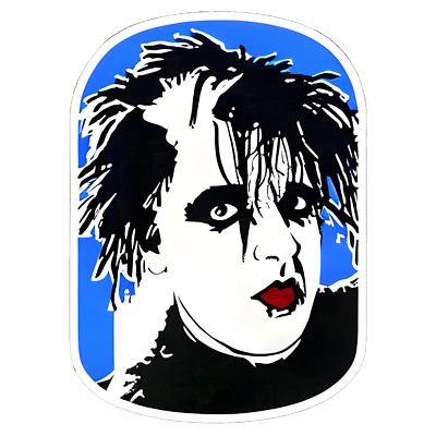 Robert Smith Card Cure Sticker ~ Barfool ~ Vinyl Phone Laptop Car Helmet Decal