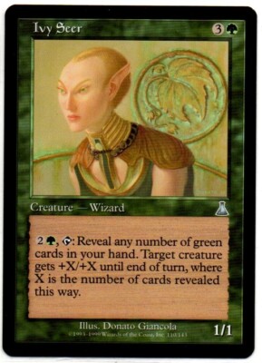 Magic Urza's Destiny 1999 - #110/143 Ivy Seer Uncommon TCG Karte