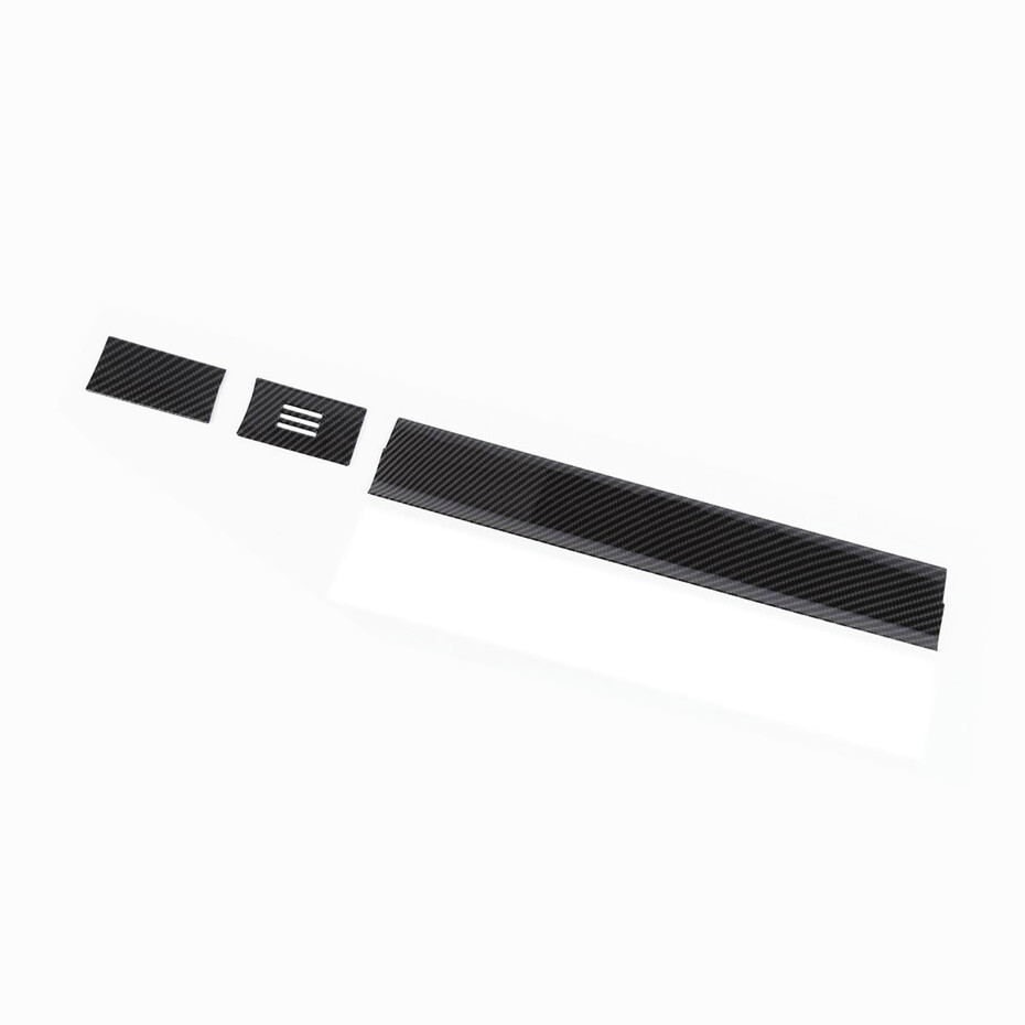 Yipmotiv Dry Carbon Fiber Center Console Gear Shift Panel Trim for Ford