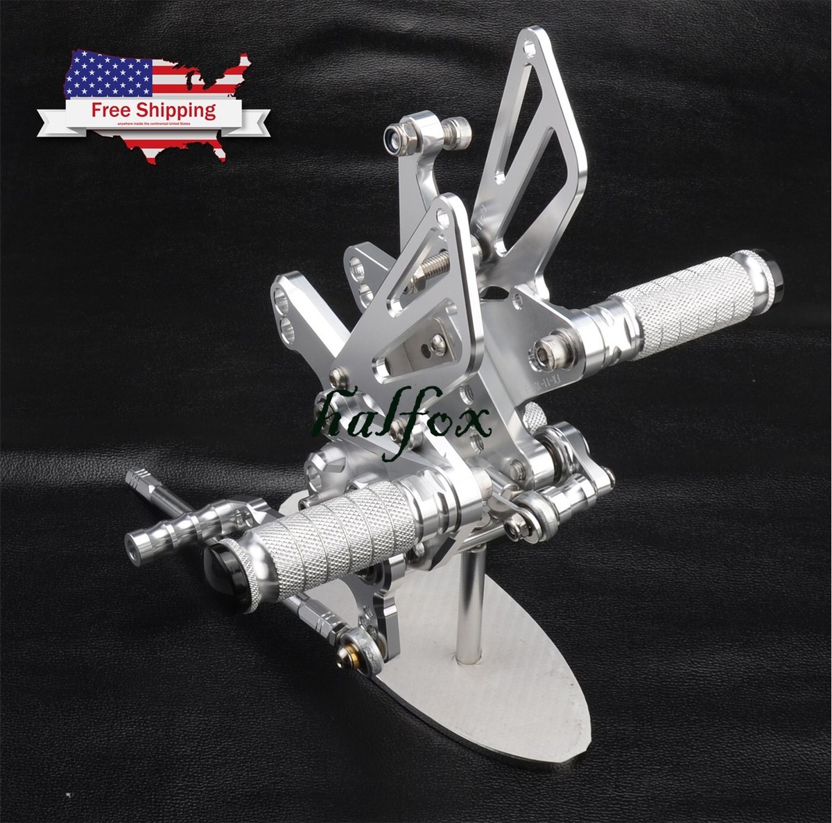 Gold Rearset Foot Pegs – For Kawasaki Ninja ZX10R 2011-2022 (ABS Compatible)