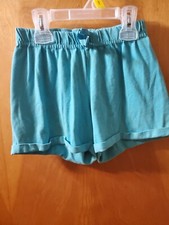 Wonder Nation Girl's Size M 7-8 Blue Cuffed Shorts