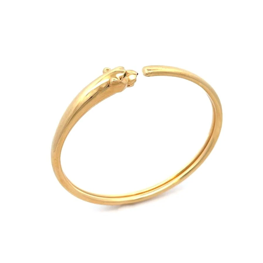 Panthere de Cartier браслет цаворит оникс 18k желтое золото манжеты коробка и сертификат - Изображение 4 из 4