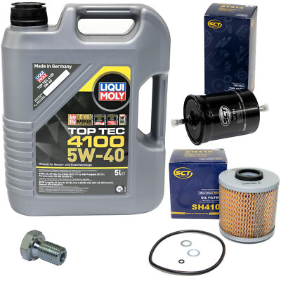 5L Öl Set Inspektion Kraftstoff Ölfilter Ölschraube für BMW 3er 316i 318i 5er