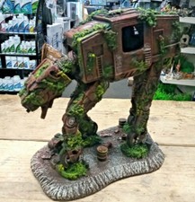 Large Space Dog Star Wars Style AT AT Fish Tank Aquarium Ornament Replica Walker