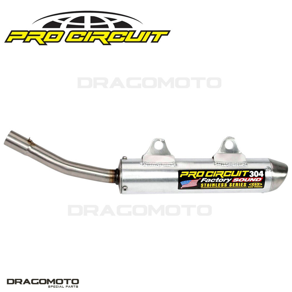 Pot echappement PRO CIRCUIT 304 SK92250SE resout les baisses de regime de la KAWASAKI KX 250