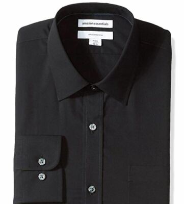 men's slim fit dress shirts amazon Wrinkle Free Classic Fit Dress Shirt main image 1