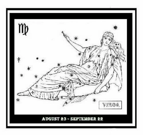 90 VIRGO The Virgin Address Labels Astrology Zodiac Sign 3 Sheets Return Mailing