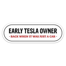 Funny Anti Elon Back When It Was Just A Car Sticker Vinyl Car Bumper Decal