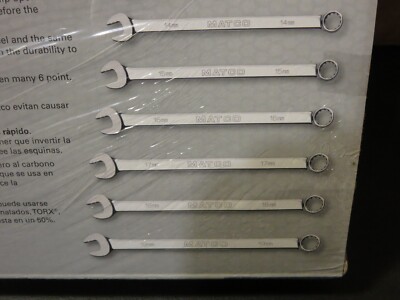 Metrisches Kombi-Schlüssel-Set 12-teilig, 8–19 Mm – Chrom-Vanadium-Stahl, In Werkzeugrolle