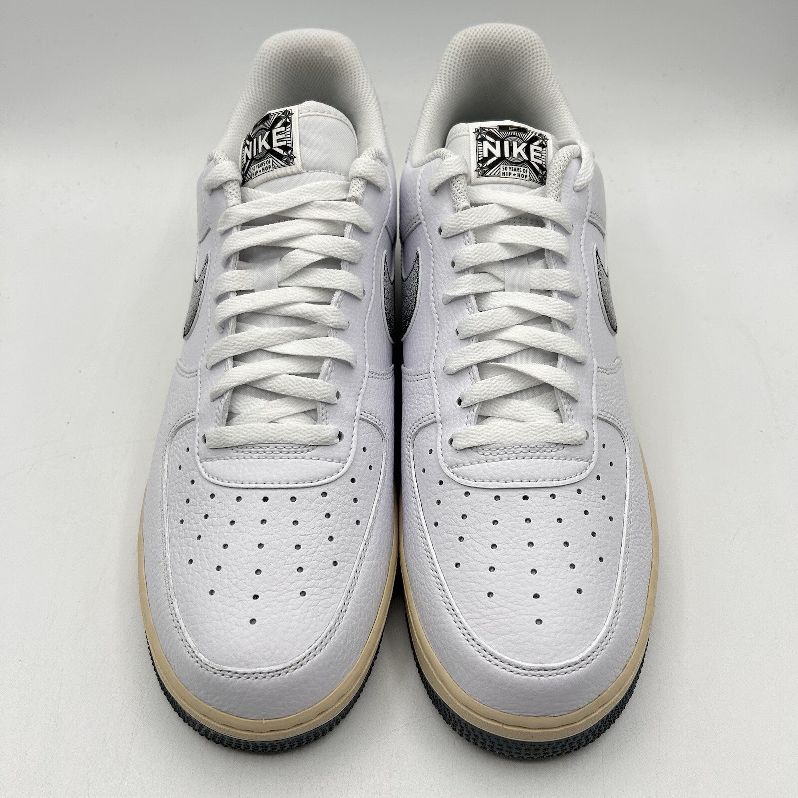 Nike Men’s Air Force 1 Low 50 Years of Hip-Hop Size 12 White/Grey |DV7183-100|